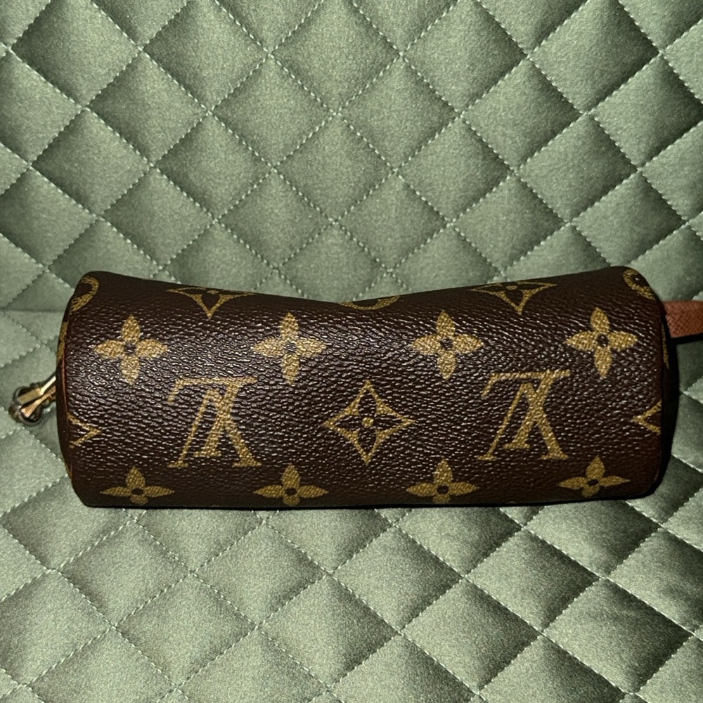 Louis Vuitton mini papillon Monogram Brown Wristlet micro pochette purse - Picture 8 of 11